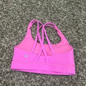 lululemon athletica Pink Strappy Sports Bra